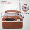 Portable FM Radio with Bluetooth, USB & SD Slot - 3 Band