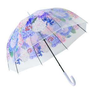 Portable Folding Umbrella with Fiberglass Ribs | Windproof & Travel Friendly | Floral Print