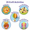 Scissor Skills Activity Book for Kids - 25 Fun Crafts & 2 Safe Scissors