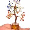 7 Chakra Crystal Tree - Feng Shui Bonsai Gemstone Decor