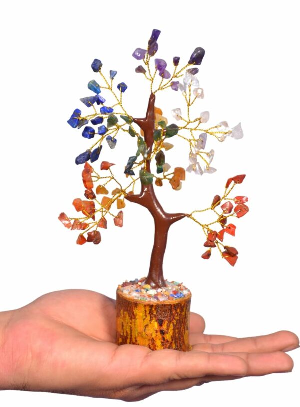 7 Chakra Crystal Tree - Feng Shui Bonsai Gemstone Decor - Image 2