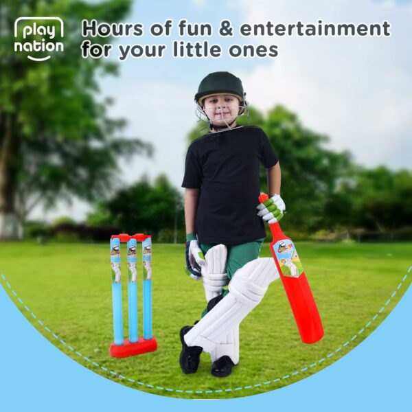Junior Cricket Set for Kids - Bat, Ball, Stumps & Holder - Image 5