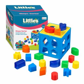 Shape Sorter Cube for Kids | 24 Multi-Color Shapes | Motor Skills Development