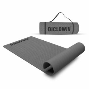 Eco-Friendly 6mm Yoga Mat with Anti-Slip Grip & Strap
