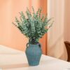 Realistic Artificial Eucalyptus Leaves for Home Decor - 18 Stems