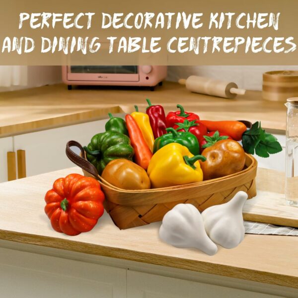 16-Piece Artificial Vegetables Set for Home Decoration - Image 4