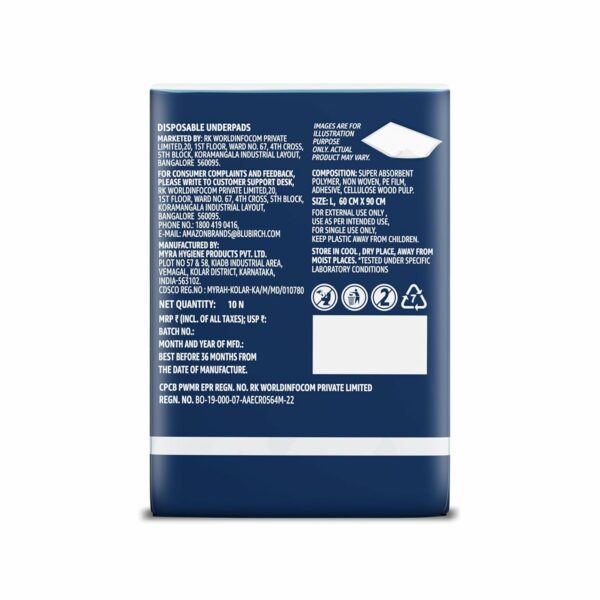 Premium Disposable Underpads - Large Size, 10 Count, High Absorbency - Image 6