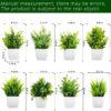 8 Pack Artificial Eucalyptus Plants for Home Decor