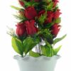 Artificial Mixed Floral Arrangements in Elegant Ceramic Pot