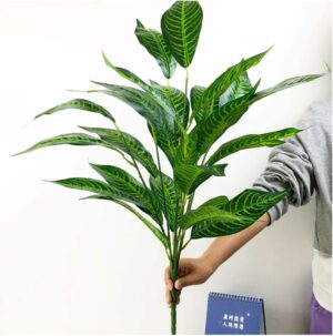 Large Tropical Monstera Artificial Plant - 76CM Green Leaves