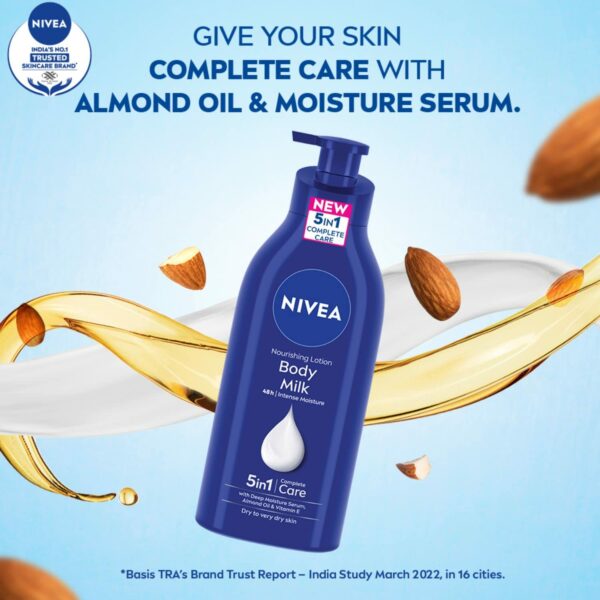 Nourishing Body Milk Lotion 600ml for Very Dry Skin - Image 4
