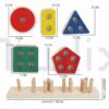 Wooden Shape Sorter Toy for Toddlers - Safe & Fun Learning