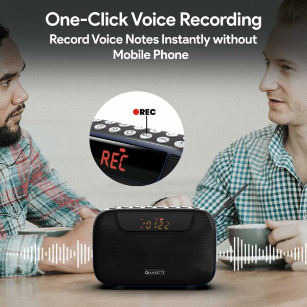 5 in 1 Bluetooth FM Radio with Powerful Sound & Recording - Image 5