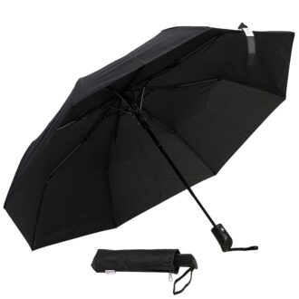 21 Inch Portable Auto Open Close Umbrella for Travel - Windproof & Waterproof