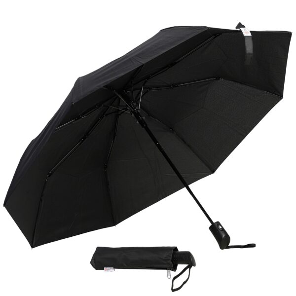 21 Inch Portable Auto Open Close Umbrella for Travel - Windproof & Waterproof