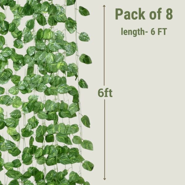 Pack of 8 Artificial Creepers for Home and Party Decor - 6ft Each - Image 2