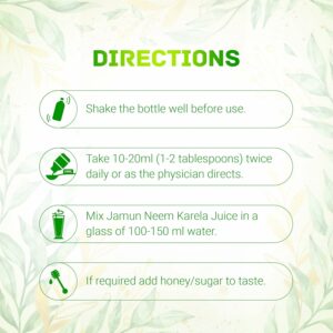 Jamun Neem Karela Juice 1L - Supports Healthy Blood Sugar
