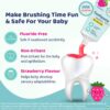 Fluoride-Free Kids Toothpaste with Xylitol, 50g - Strawberry