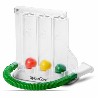 Deep Breathing Spirometer - Lung Exerciser for Respiratory Fitness