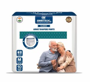 Adult Diaper M Size - Pack of 10 Units for Comfort