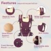 4-in-1 Ergonomic Baby Carrier for Newborns & Toddlers