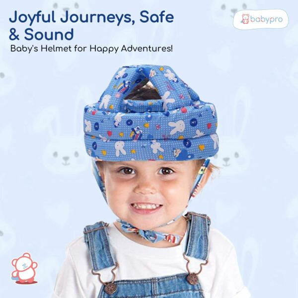 Baby Head Safety Helmet for Crawling & Walking - Light Blue - Image 5