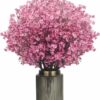 Pack of 5 Artificial Baby Breath Gypsophila Flowers for Home Decor