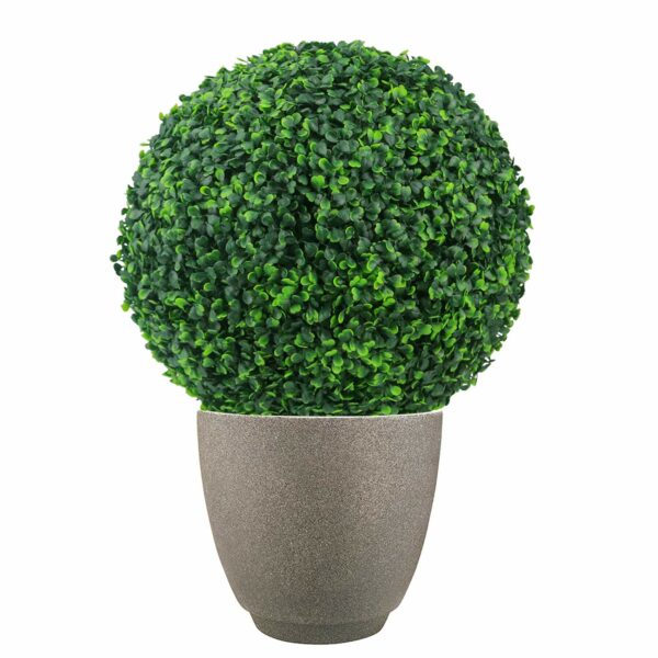 Hanging Artificial Plant Topiary Grass Dome Ball - Green - Image 4