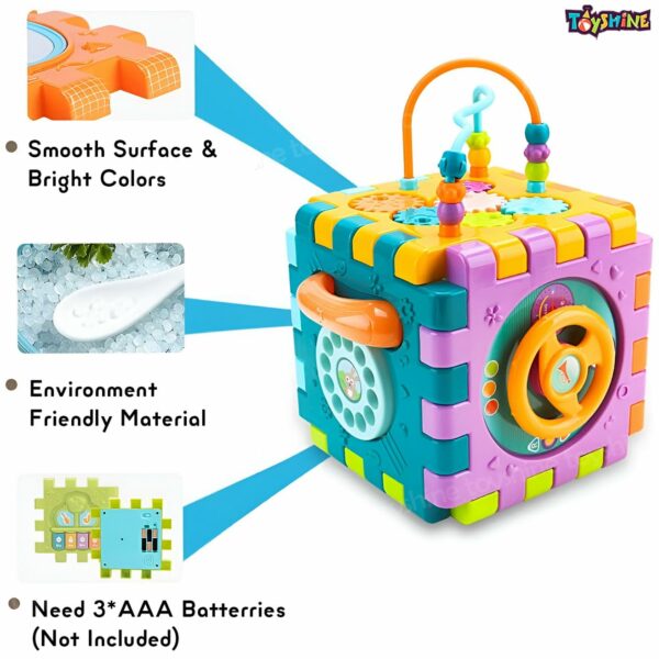 6 in 1 Educational Activity Cube for Babies 6-18 Months - Image 5