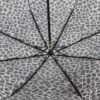 Auto Open Black & White Umbrella - Easy Carry Protection