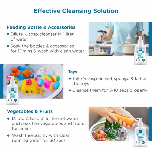 Baby Liquid Cleanser 500ml - Anti-Bacterial, No Alcohol - Image 4