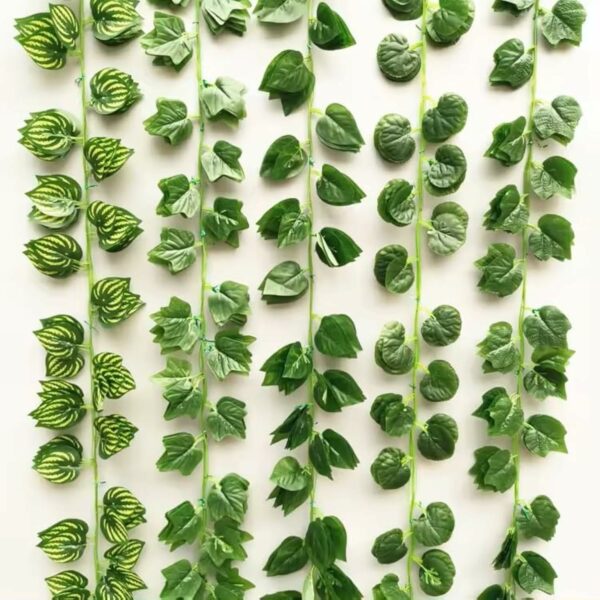 Artificial Leaves Creeper - 7 ft Height, 5 Strands for Versatile Decoration