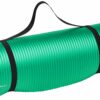 Extra Thick 13mm Yoga Mat with Carrying Strap - Green