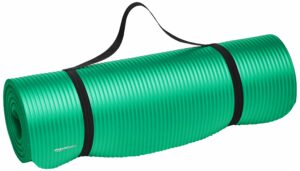 Extra Thick 13mm Yoga Mat with Carrying Strap - Green