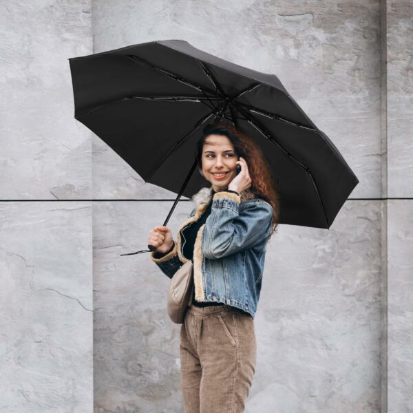 Compact Windproof Auto Open/Close Travel Umbrella for All Ages - Image 3