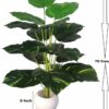 Artificial Areca Palm Tree with Pot - 70 cm Tall Indoor Decor