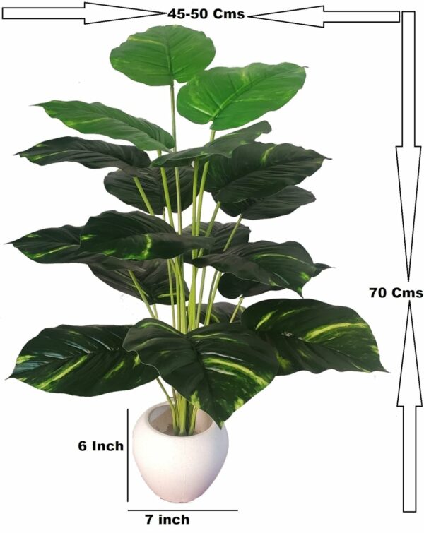 Artificial Areca Palm Tree with Pot - 70 cm Tall Indoor Decor - Image 3