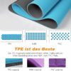 Eco-Friendly TPE Yoga Mat with Carry Bag - 6ft x 2ft