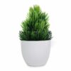 Set of 6 Multicoloured Artificial Bonsai Plants with Pots