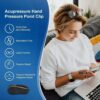 Portable Acupressure Clip for Headache & Tension Relief - 2 Pack