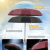 23 Inch Windproof Travel Umbrella with Auto Open/Close