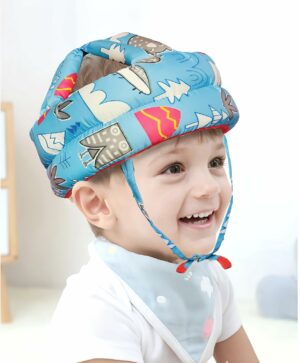 Adjustable Baby Safety Helmet for Infants & Toddlers - Cushioned Headguard