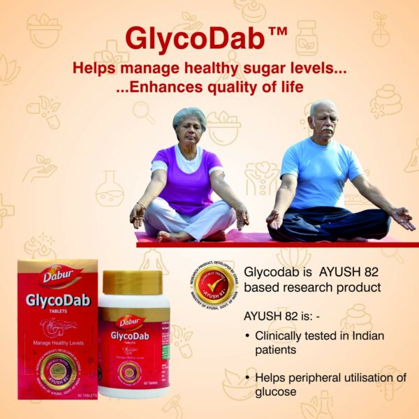GlycoDab Tablets - 60 Ayurvedic Tablets for Healthy Living - Image 5