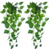 Artificial Hanging Ivy Plants with Pot - 50 cm (2 Pcs) for Home Decor