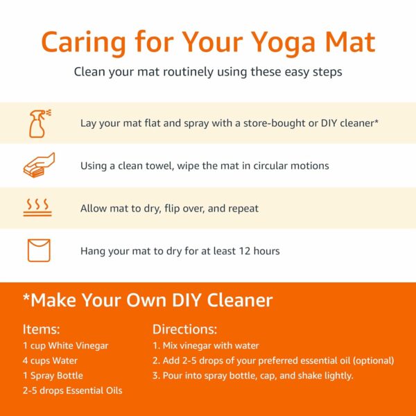 Extra Thick 13mm Yoga Mat with Carrying Strap - Green - Image 5