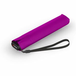Compact Windproof Travel Umbrella - 90cm Canopy, Manual Open