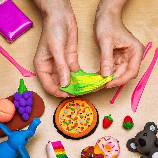24 Pcs Air Dry Clay Set for Creative Arts & Crafts - Image 3