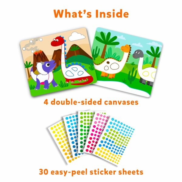 Skillmatics Dot It Sticker Art - Dinosaur Craft Kit for Kids - Image 2
