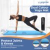 6mm Dual-Color Yoga Mat with Bag & Strap - Anti-Slip TPE