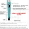 3D Printing Pen with LCD Display & 30m Filaments - Safe & Easy to Use